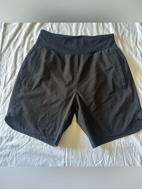 EUC Libin Women's 7” Athletic Running Shorts—Medium—Black